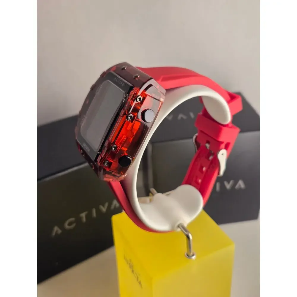Activa Ranger X Invicta quartz 45mm Red Digital Watch New 3ATM sport Essentials